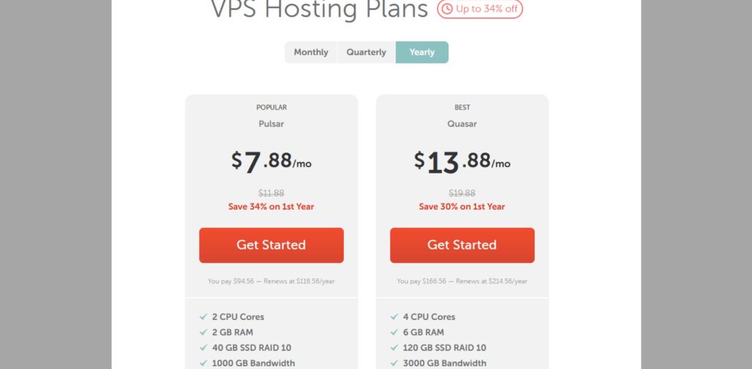 namecheap hosting plan